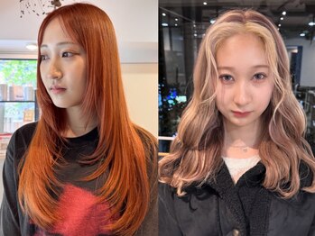 フルール バイ サファリ(fleur by safari)の写真/【薬院】柔らか透明感のデザインカラーで周りと差がつく垢抜けstyle≪デザインカラー＋カットTR￥15,000≫