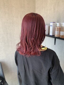 トリコ(ToricO) チェリーレッド　ワインレッド　チェリーピンク　ダブルカラー