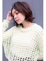 ブゾン(buZon)&nbsp;【buZonブゾン】無造作パーマ×ブラウンカラー