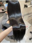 地毛風カラー/艶髪/うる艶ロング