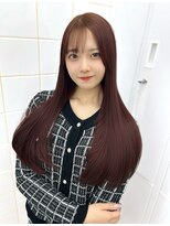 ディスイズ(thisis) 【thisis】ワインレッド/韓国風/レイヤーカット