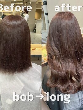 Beleza 川越 -ブリーチ・ハイトーン・ダブルカラー・エクステ・羽エクステ- 17845ワンホンレイヤーシールエクステダークブラウン