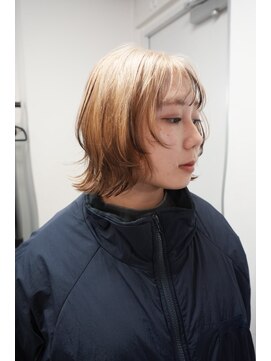 アフィナー 新宿(Afinar) ブリーチハイライト髪質改善ダブルカラーレイヤーカット/新宿