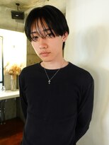 ノラジャーニー(NORA Journey)&nbsp;メンズボブウルフメンズミディアムレイヤーカットメンズウルフ