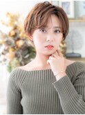 アンブレラカラーブリーチなしハンサムショートウルフc830代