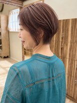 マテリア ヘアー デザイン(materia hair design) 【56.トップが自然にふんわり◎ショートカット】