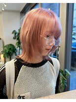 サンドナル 鹿児島天文館(sand NALU)&nbsp;ハッシュカット/グレージュ/デザインカラー[鹿児島天文館]
