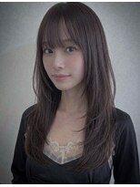 ロックス バイ マグ 松本(rocks BY MAG)&nbsp;大人可愛いセミロングレイヤー×ショコラブラウン