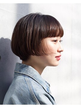 レンジシ オモテサンドウ(RENJISHI omotesando) ワイドバング/ミニボブ/オン眉/20代/30代