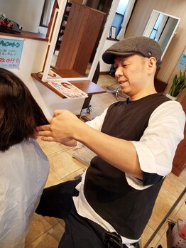 フクウヘア(fukuu hair)の写真/オーガニックプリチャー取得★92%がオーガニック成分のヴィラロドラ使用◎健康的な髪と頭皮に導く―。