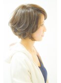 人気の前下がりショートボブ♪