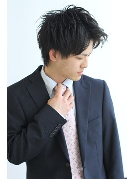 ヘアーサロン フォーメン イデア(hair salon for Men idea) 【idea 和田勝】万人受け☆男の黒髪UPバングショート【札幌】