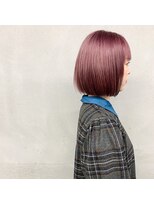 タグ(#tag)&nbsp;#ピンクバイオレットのワンレンボブ