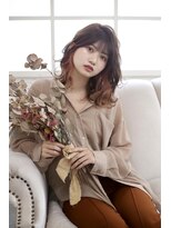 ヘアーメイクパウダー 天王寺寺田町店(Hair make powder) 小顔外ハネミディアムインナー20代30代40代くびれミディ韓国ヘア