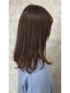 シュガービー(SUGAR-B) 【SUGAR-B】ピンクベージュ×ゆるミディアム