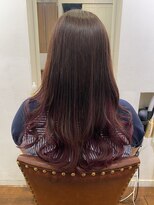 メイクス 表参道(MAKE'S omotesando)&nbsp;インナーカラー/ピンクカラー/薄め前髪/艶感ロング/MAKE'S斉藤