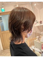 ネウィ ジャム 町田(newi JAM)&nbsp;大人可愛い20代30代40代小顔ワンサイドショートボブ丸み前下がり