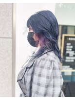 ノチ(Noci)&nbsp;【和田寧々】イヤリングカラー/ピンク/ブルーブラック