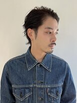 ピープスアンドスー 表参道 渋谷(Peeps&Suu.)&nbsp;メンズカット パーマ オールバック 七三 サイドパート