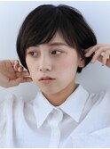 暗髪/丸みショート/コンパクトショート/20代/30代/40代/50代