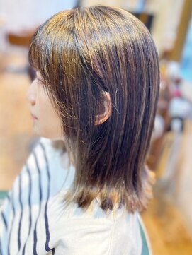 カミビトグロウ(kamibito glow) 20代30代大人可愛いブラウンベージュ大人ボブハイライト