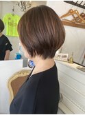 春夏人気丸みショート乾かすだけで決まる髪型梅ヶ丘美容室