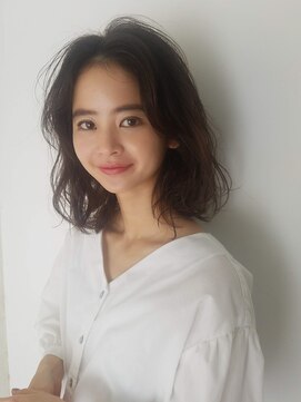 ガーランド (Garland) ノンダメージ水素パーマ×ミセスミディアムヘア