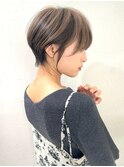 ショートボブ髪型30代40代50代前髪あり前髪なし面長丸顔【荒牧】