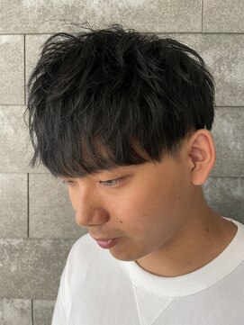 ニアウ 伊勢崎連取店(Niau) メンズマッシュツイストスパイラルパーマメンズパーマ