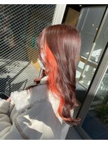 ルフレ 新宿本店1st(Reflet)&nbsp;オレンジインナーカラー