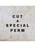 カット+ツイストスパイラルパーマ　￥12300