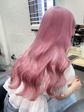 ベレーザシェルト(Beleza scelto) 10093秋色ピンクヘアーウルフレイヤーロングミルクティーピンク