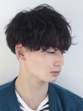 オーシャントーキョー(OCEAN TOKYO) メンズパーマツイスパ波巻きスパイラルマッシュセンターパート