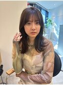 髪質改善＊くびれヘアアプリコットオレンジ＊美髪【Zina南砂町】
