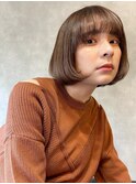【スタイリスト栗本】シンプルボブ