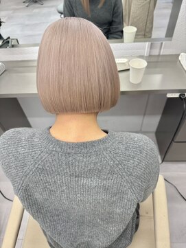 ロテ 名古屋 名駅店(Lote.) イメチェン/ホワイトブロンド/外ハネボブ/美髪/名古屋