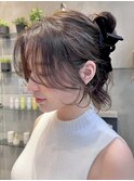 韓国風顔まわりレイヤーカット髪質改善くびれヘア縮毛矯正仙台