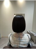 切りっぱなしボブ