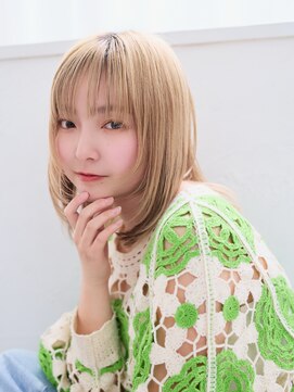 ココ なかもず店(COCO) レイヤーカット/ボブ/髪質改善/小顔/ココアベージュ