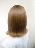ブリーチ有り  ×  ハイトーンベージュ
