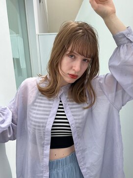 ヴィオラカラー(VIOLLA COLOR) ミルクティーグレージュ×レイヤー