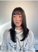 【上條実織】ザクザクたっぷりレイヤーのロングスタイル
