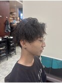 ラフにツイストスパイラル
