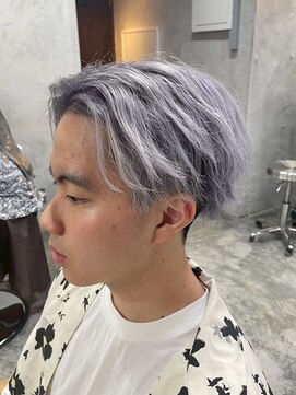 アポロ 横浜駅店(apollo) MEN’S HAIR/サーフカール/刈り上げセンターパート/ブリーチ