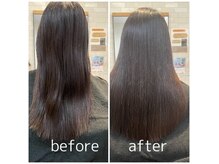 パージハナレ(Parge hanare)の雰囲気（使用するのはトリートメント剤。緩やかな癖も収まりのいい髪へ）