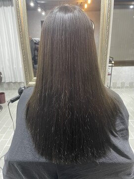 アヤメ 巣鴨店(ayame) 髪質改善_オリーブカラー_ロング_巣鴨