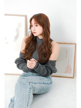 レリーアンテ 大阪梅田(Rely ante) 韓国風　ロング　顔まわりカット