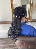 パーティーセット【ハーフアップ】