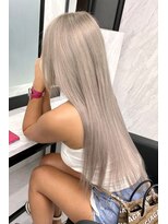 スライバイリアオオサカ(Sly By Ria OSAKA)&nbsp;ミルクティーアッシュシールエクステ80本【韓国ヘア 大阪 梅田】