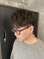 ニアウ 伊勢崎連取店(Niau)&nbsp;MEN’S HAIR/サーフカール/刈り上げセンターパート/伊勢崎